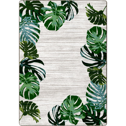 Falling Leaves Rug – Sage – cabin lodge area rug