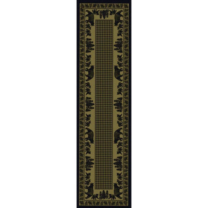 Familia Ursa Rug – Green – detail view