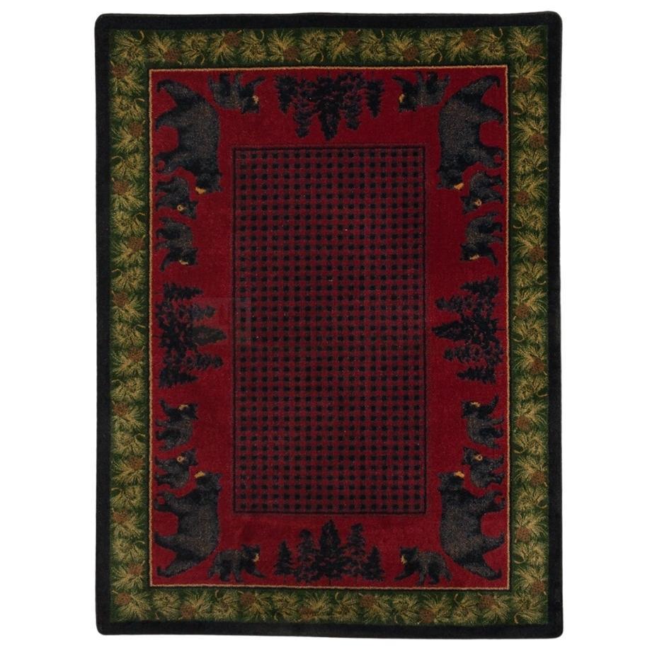 Familia Ursa Rug – Multi – cabin lodge area rug