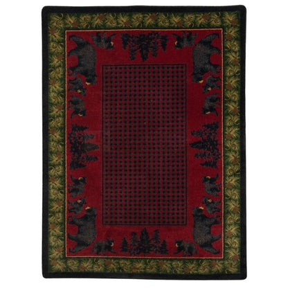 Familia Ursa Rug – Multi – cabin lodge area rug