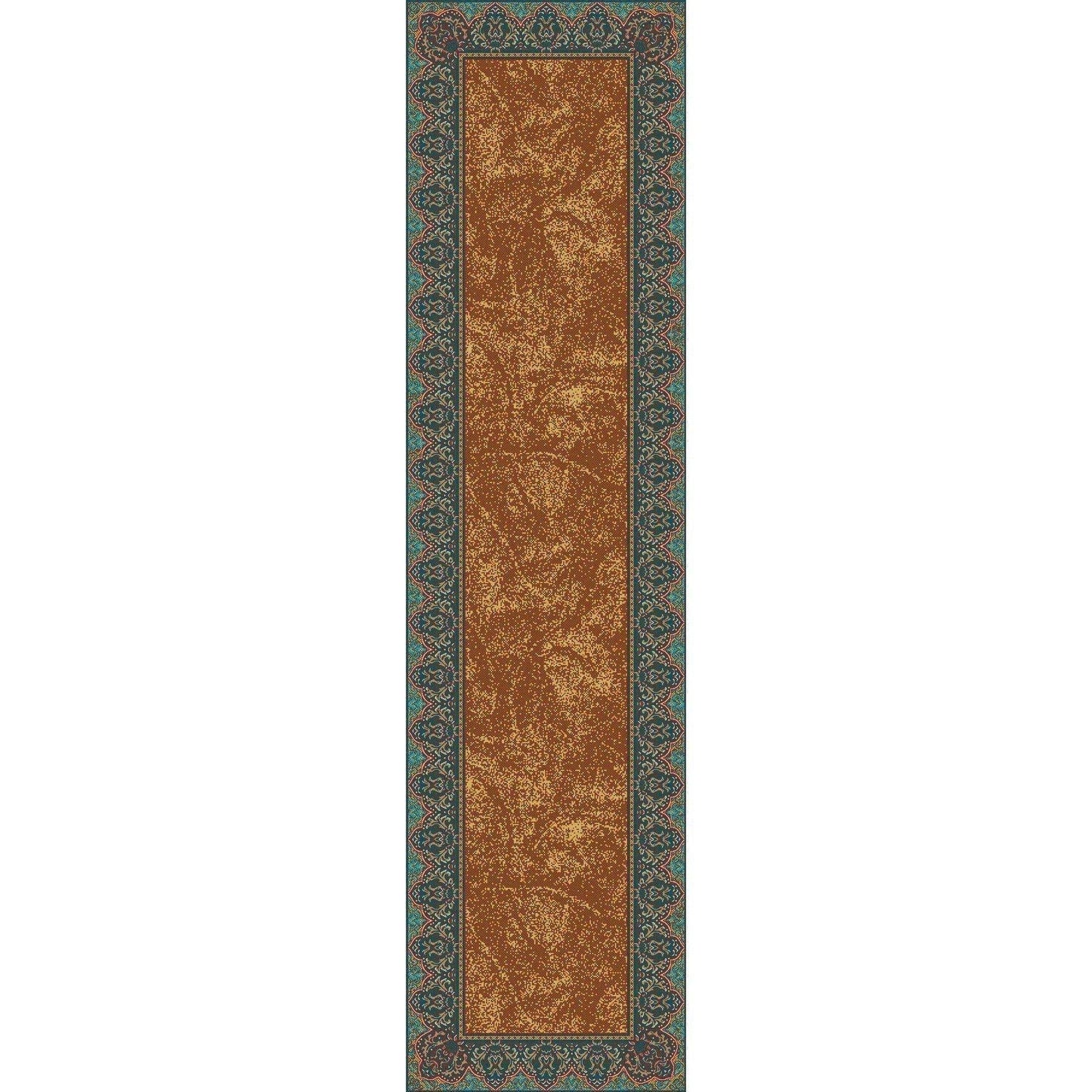 Fine Sand - Cognac-CabinRugs Southwestern Rugs Wildlife Rugs Lodge Rugs Aztec RugsSouthwest Rugs