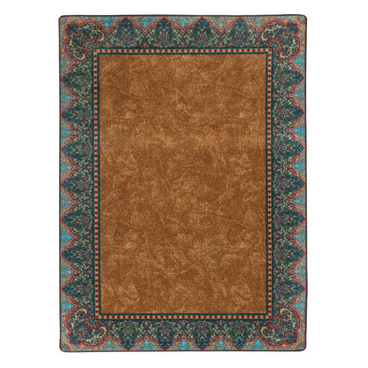 Fine Sand Rug – Cognac – cabin lodge area rug