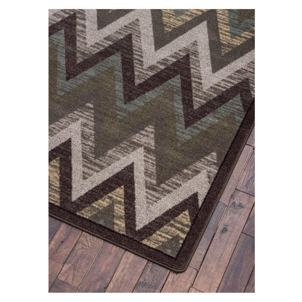 Flames From Above Rug – Cool Earth – detail view