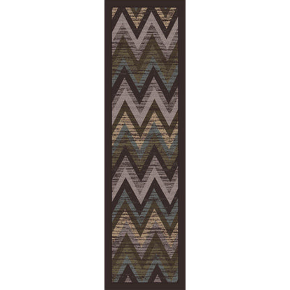 Flames From Above Rug – Cool Earth – room setting