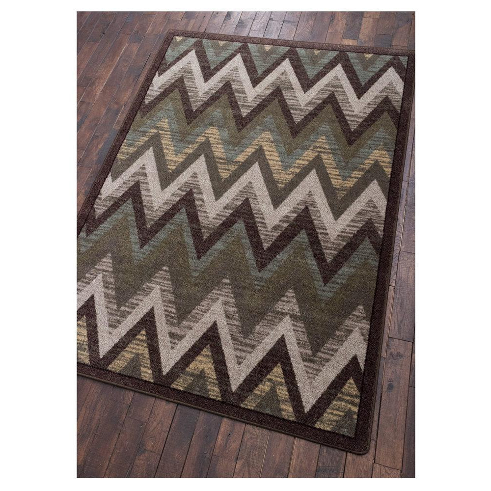 Flames From Above Rug – Cool Earth – alternate view