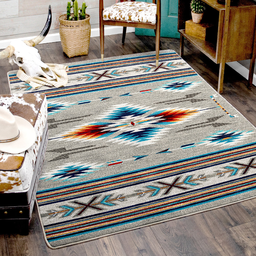 Flight Path Rug – Americana – room setting