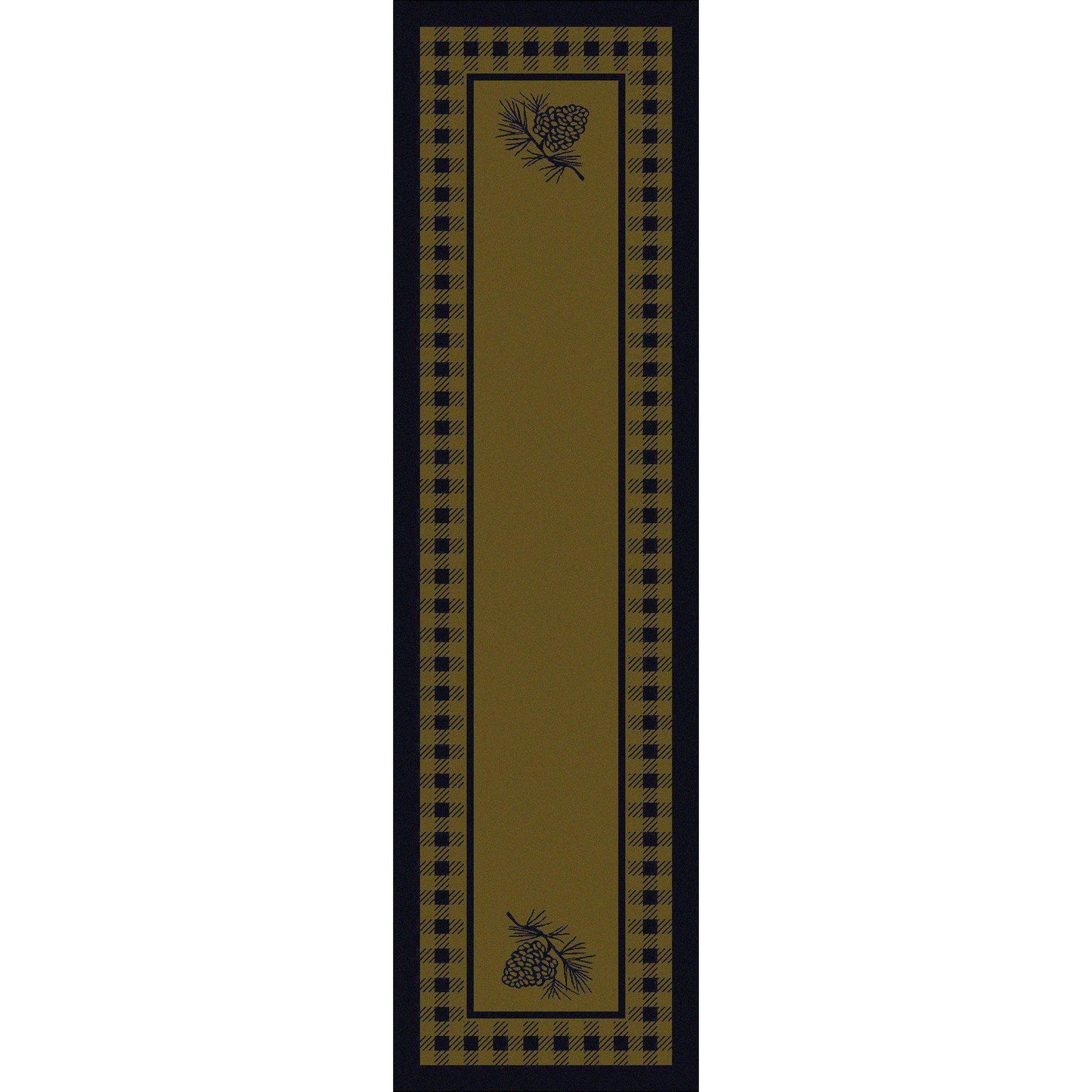 Forest Refuge Rug – Green – detail view
