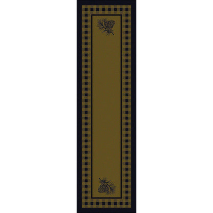 Forest Refuge Rug – Green – detail view