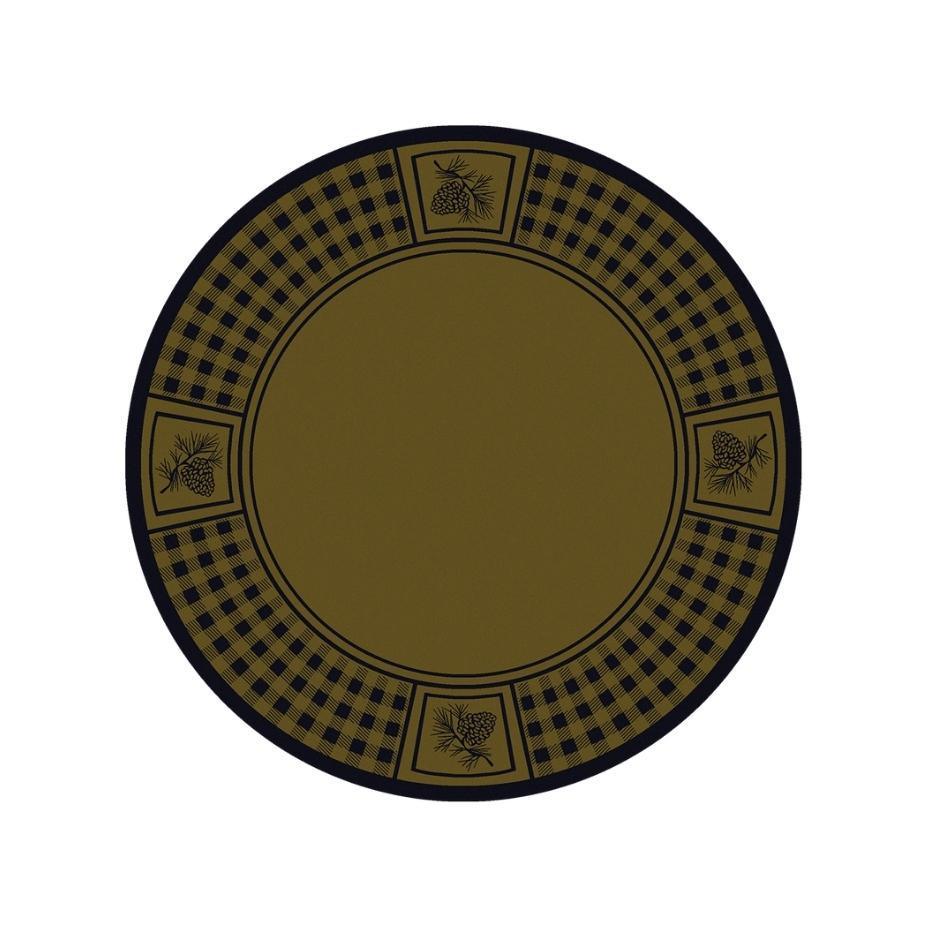 Forest Refuge Rug – Green – room setting