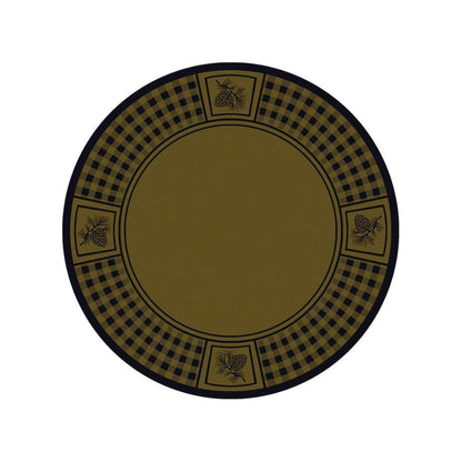 Forest Refuge Rug – Green – room setting
