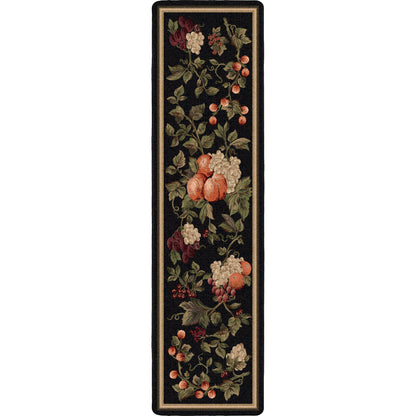 Fruit Reserve Rug – Black – room setting