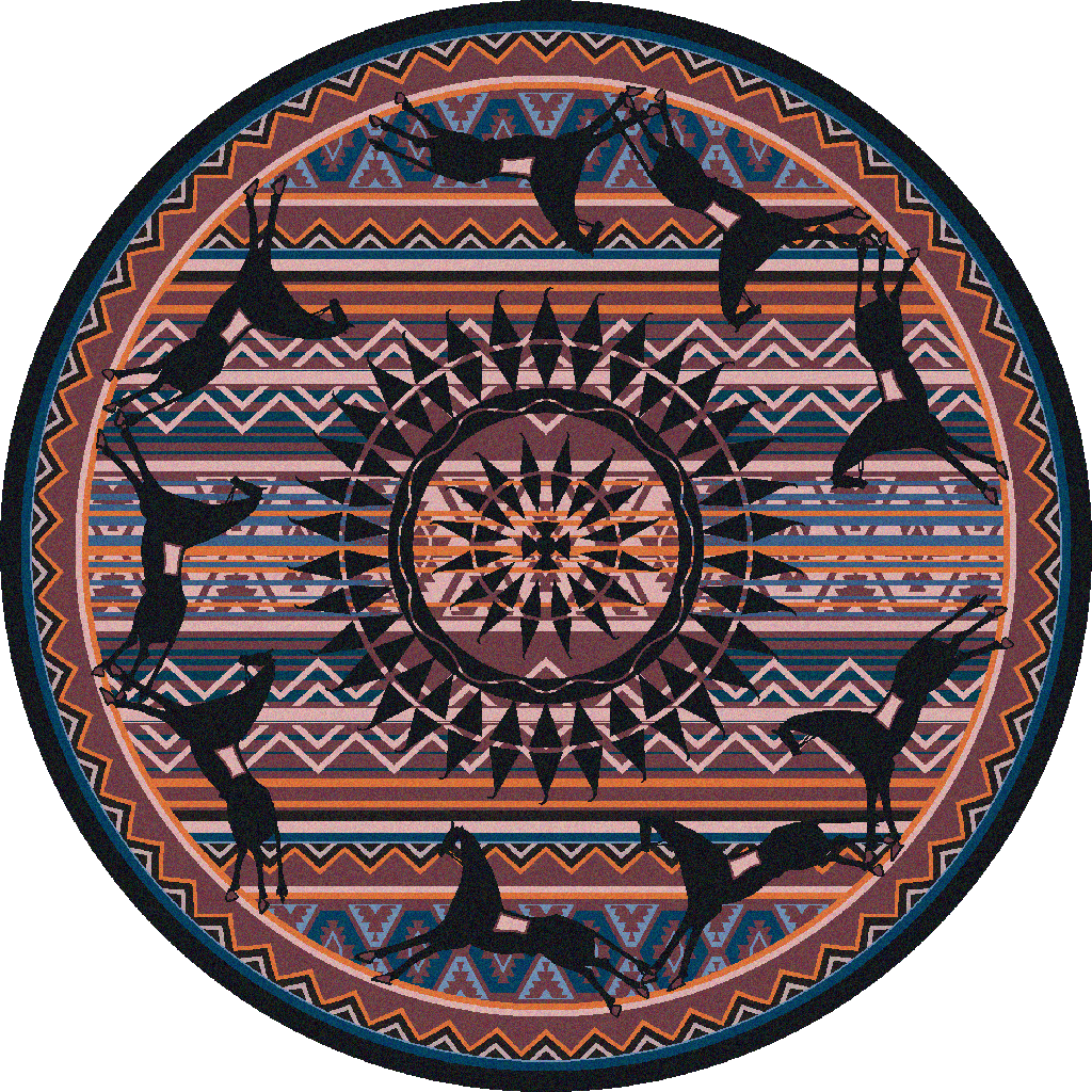 Ghost Rider - Plum - Cabin Rugs