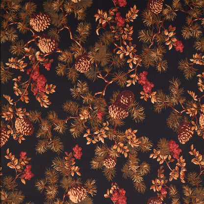 Vintage Pines-Black - Big House Fabrics Fabric by the Yard - Grade 20;Vintage Pines-Black - Big House Fabrics Fabric by the Yard - Grade 20 - View 2
