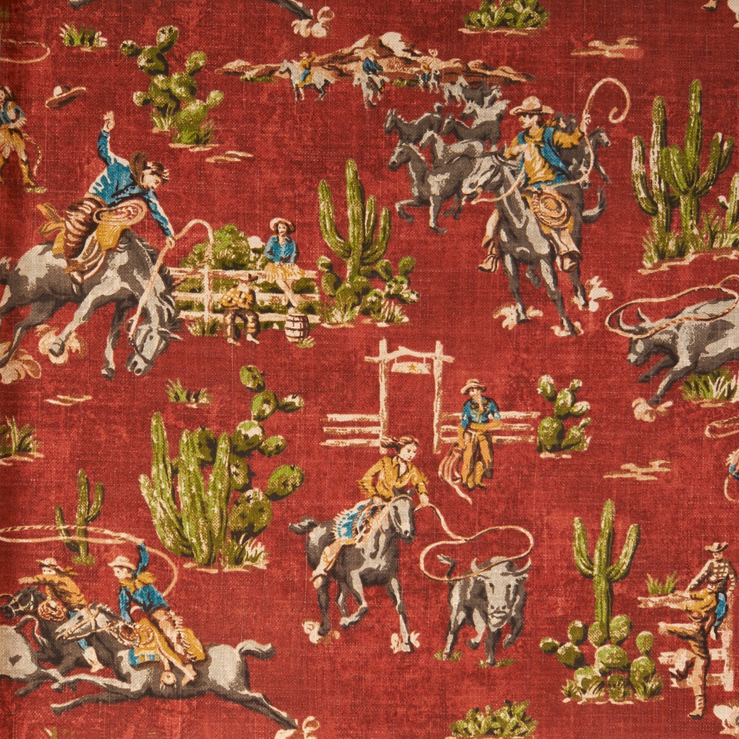 Ridin' & Ropin'-01 - Big House Fabrics Fabric by the Yard - Grade 30;Ridin' & Ropin'-01 - Big House Fabrics Fabric by the Yard - Grade 30 - View 2