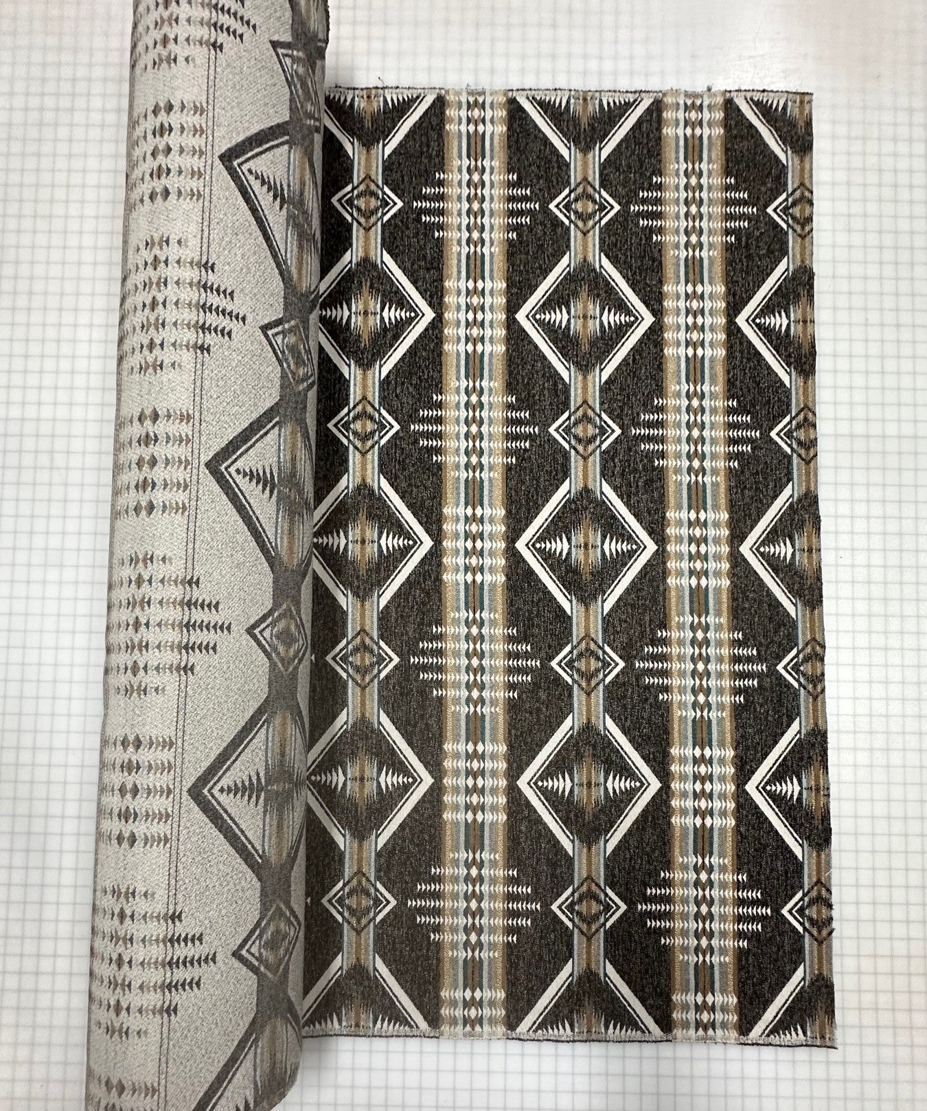 Trail Ride Smoke - Big House Fabrics Fabric by the Yard - Grade 30;Trail Ride Smoke - Big House Fabrics Fabric by the Yard - Grade 30 - View 2