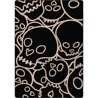 Head Banger Rug – Black – cabin lodge area rug