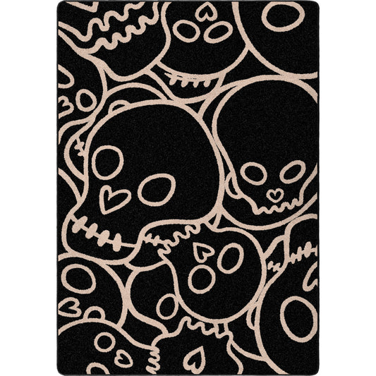 Head Banger Rug – Black – cabin lodge area rug