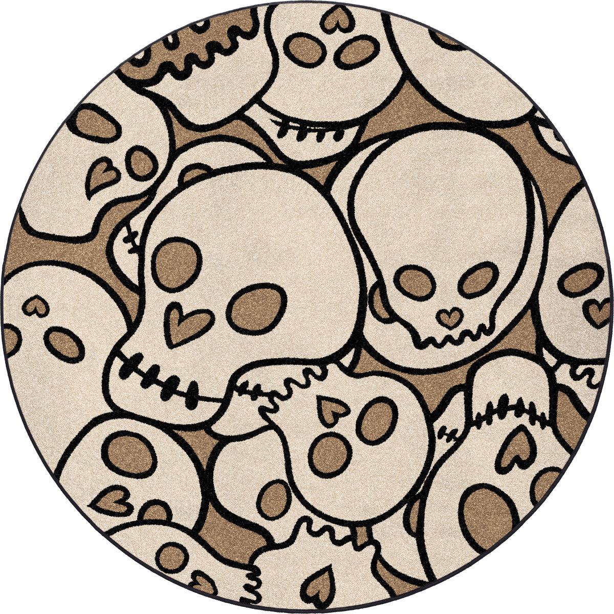 Head Banger Rug – Natural – close up