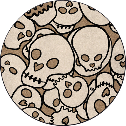 Head Banger Rug – Natural – close up