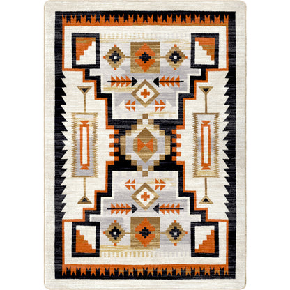 Head Winds Rug – Coral – cabin lodge area rug