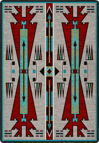 Horse Thieves OKA Rug – Electric – cabin lodge area rug