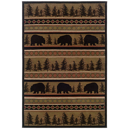 Hudson 1066a Rug – cabin lodge area rug