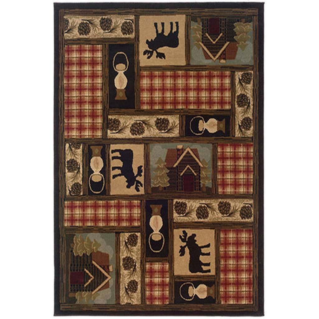 Hudson 1067a Rug – cabin lodge area rug