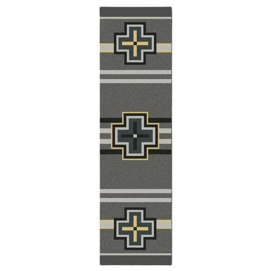 Hunter Rug – Gray – detail view