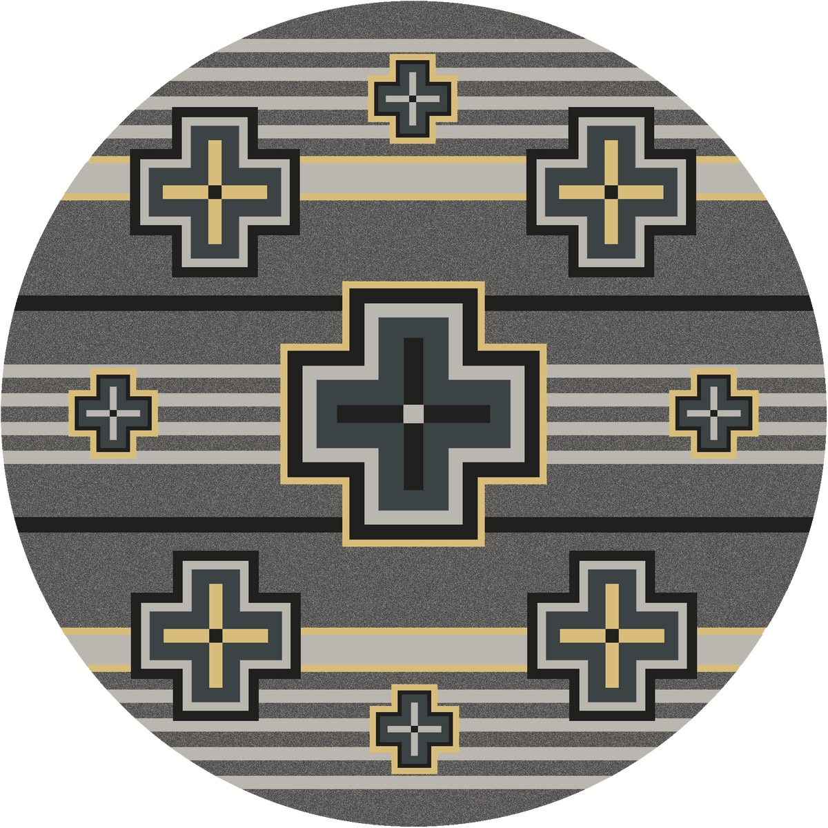 Hunter Rug – Gray – cabin lodge area rug