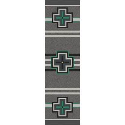 Hunter Rug – Jade – detail view