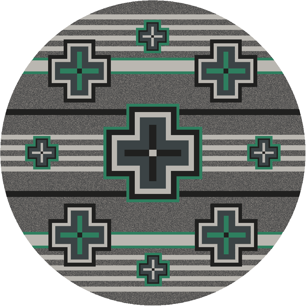 Hunter Rug – Jade – room setting