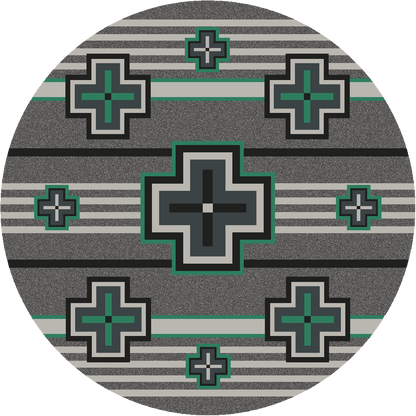 Hunter Rug – Jade – room setting