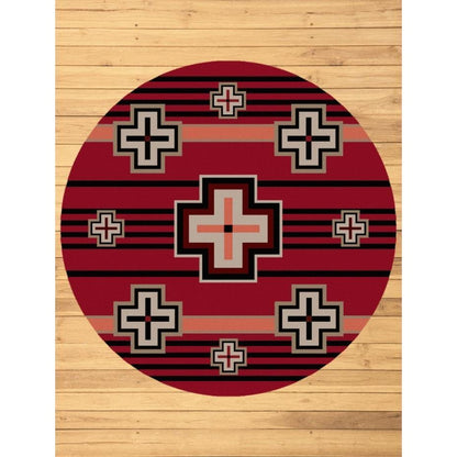 Hunter Rug – Red – room setting