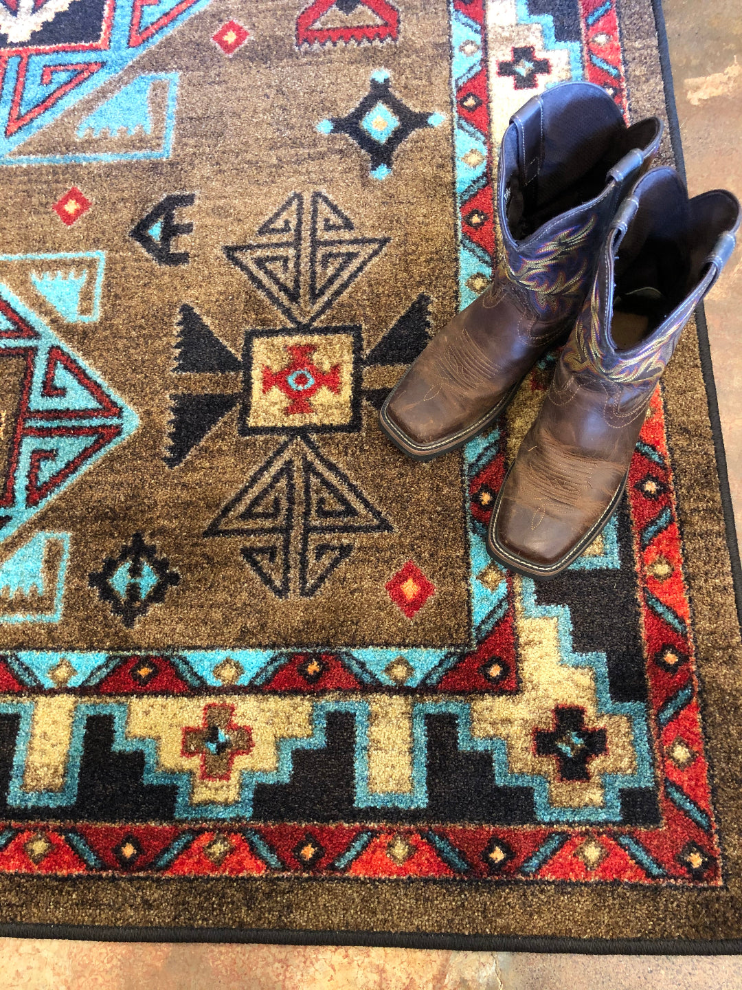 Desert Diamond Rug – Southwest – close up