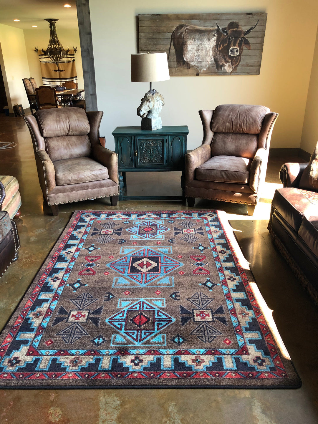 Desert Diamond Rug – Southwest – detail view