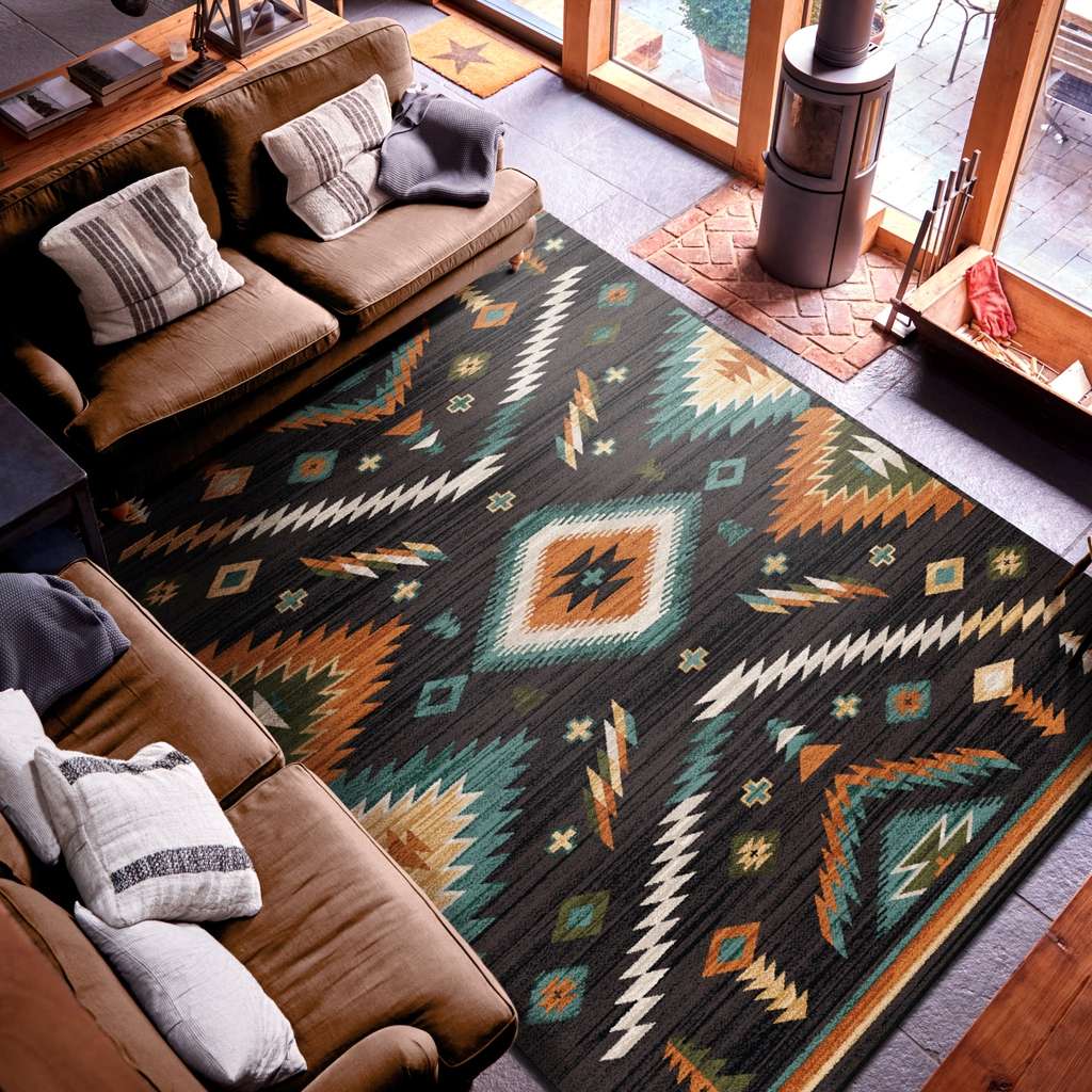 Interlaced Horizon|Gem Rug