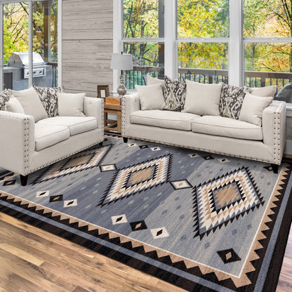 Interwoven Rug – Old Wools – close up