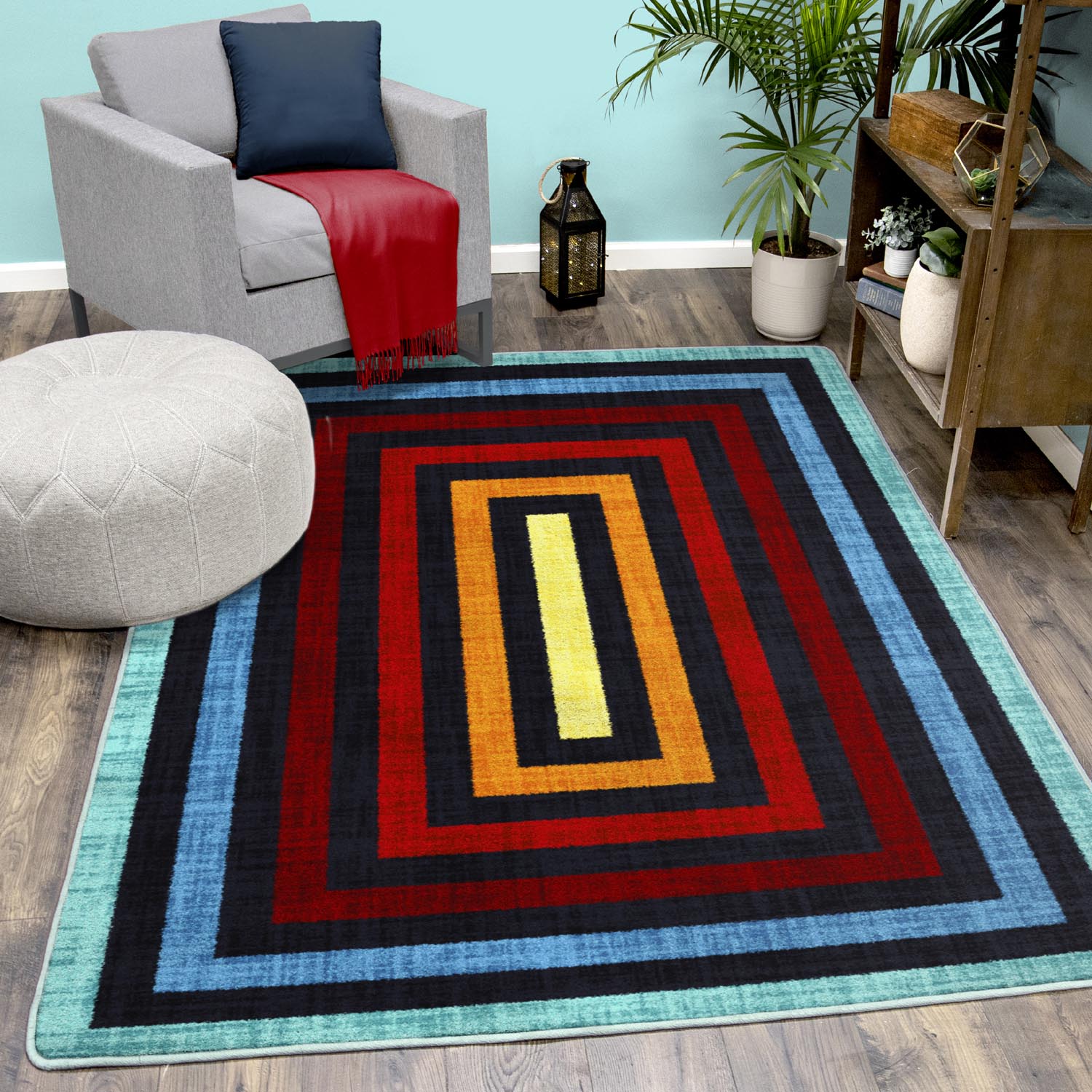 Intrigue Rug – Sunset – detail view