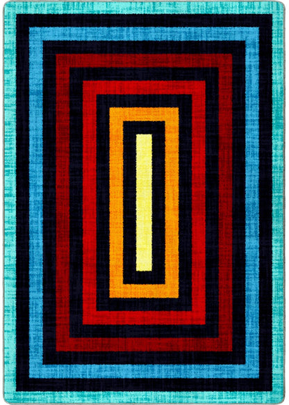 Intrigue Rug – Sunset – cabin lodge area rug