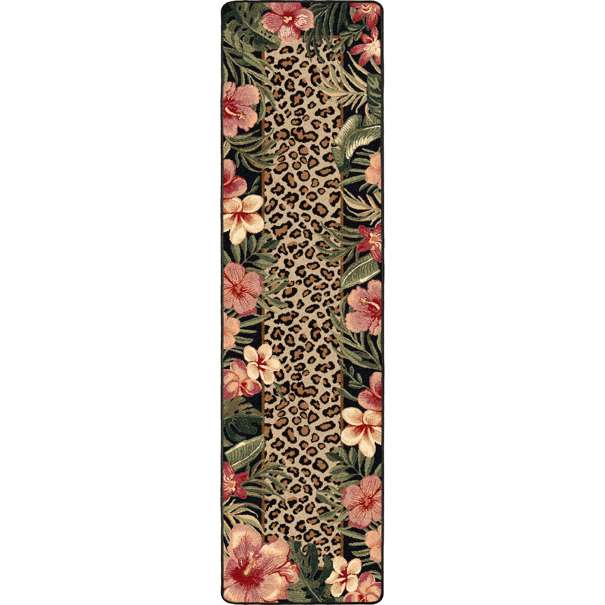 Island Fauna OKA Rug – Tropical – close up