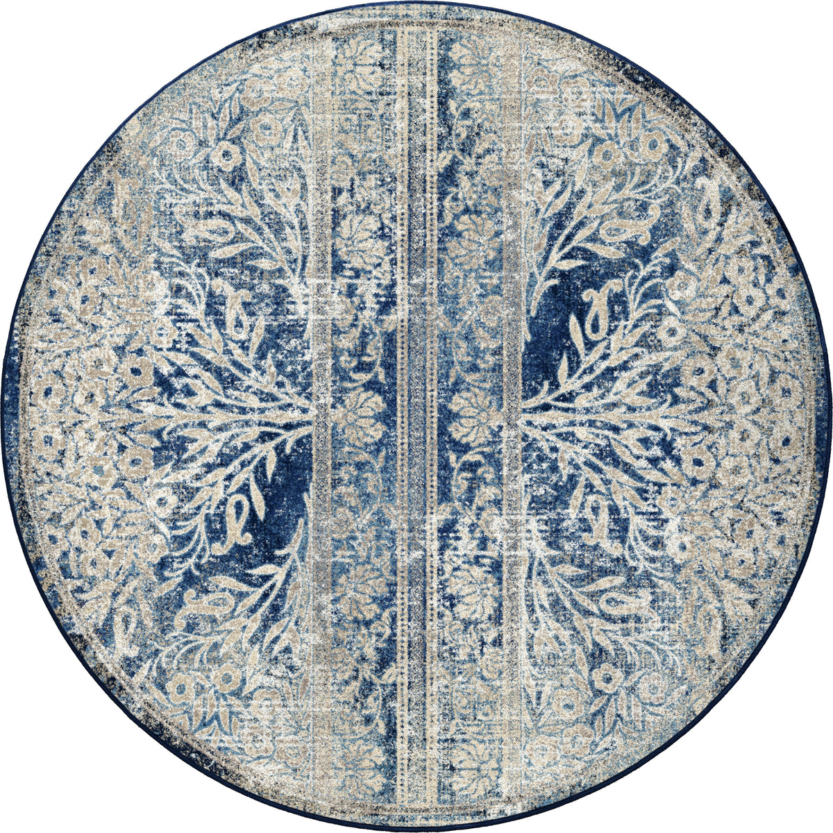 Delft Flowers Rug – Countryside – close up