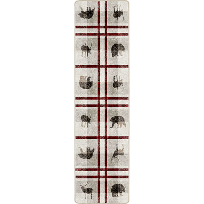 Rio Vista Rug – Red Stripe – close up