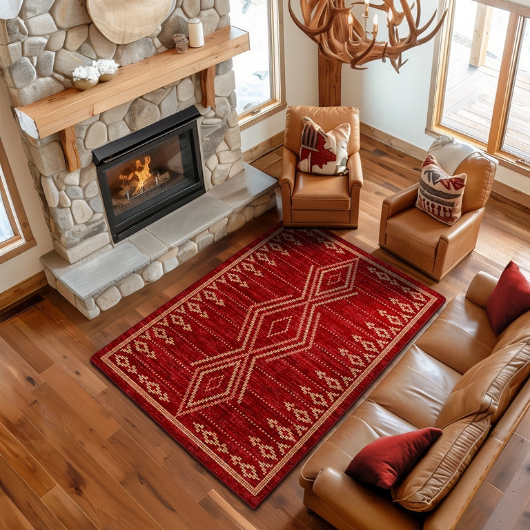 Stillwater Rug – Jewel – detail view