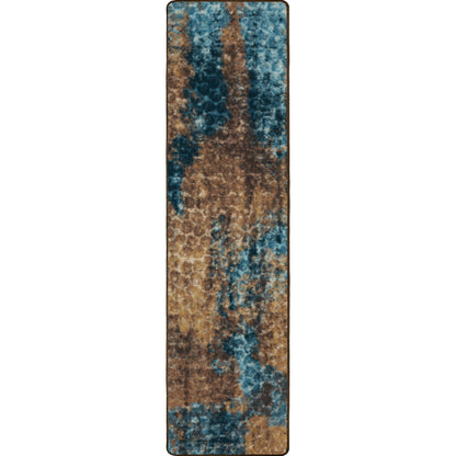 Mystic Rug – Turquoise Splash – close up