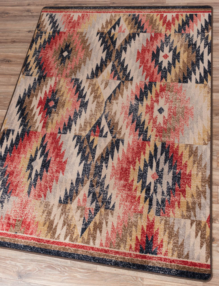 Just Praying Rug – Distressed Red – room setting