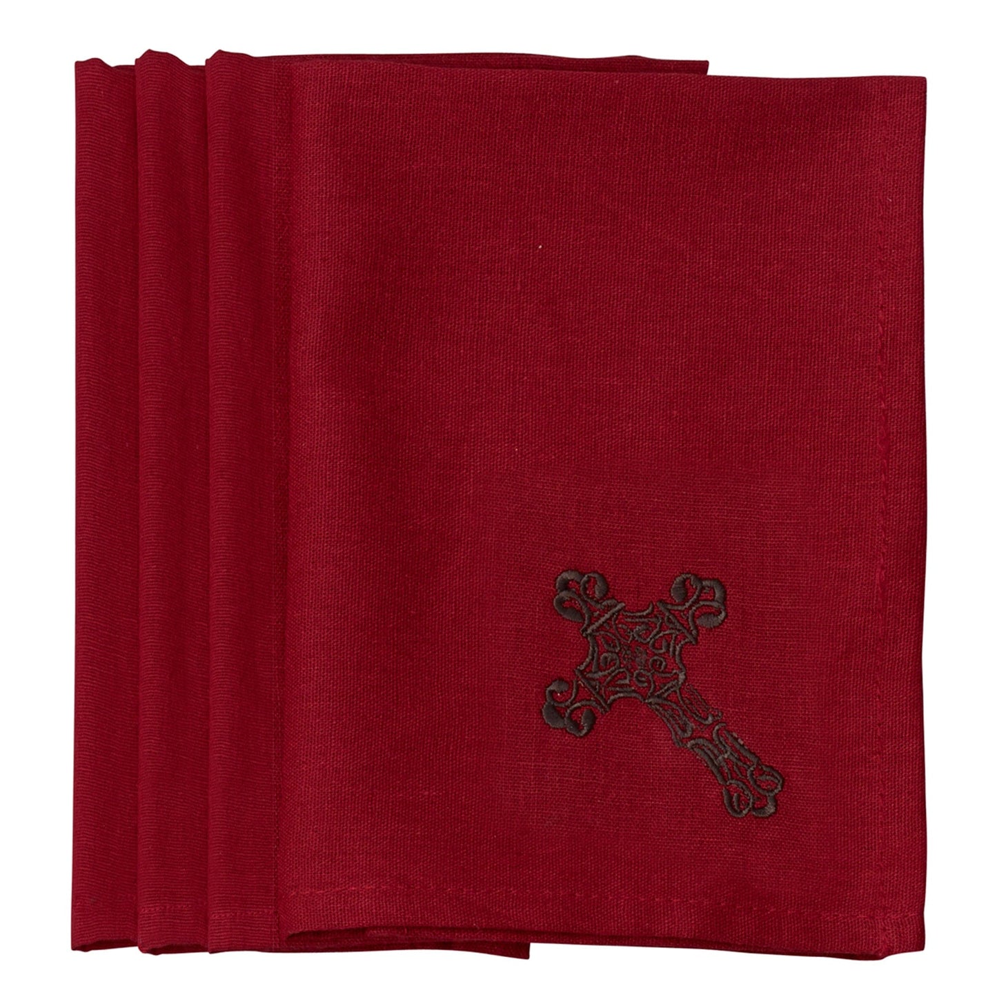 Cross Napkin Set, 4 Pc