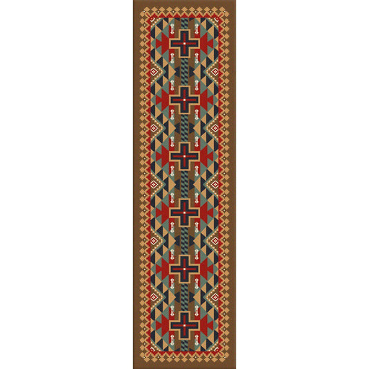 Keep It In The Tribe-CabinRugs Southwestern Rugs Wildlife Rugs Lodge Rugs Aztec RugsSouthwest Rugs