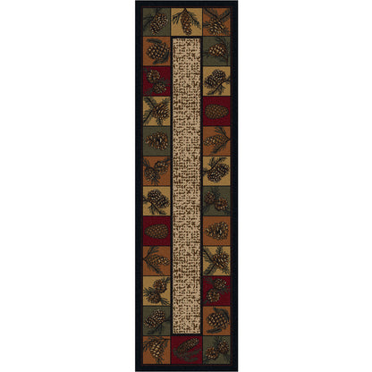 Kindred Cones OKA Rug – Rustic – room setting