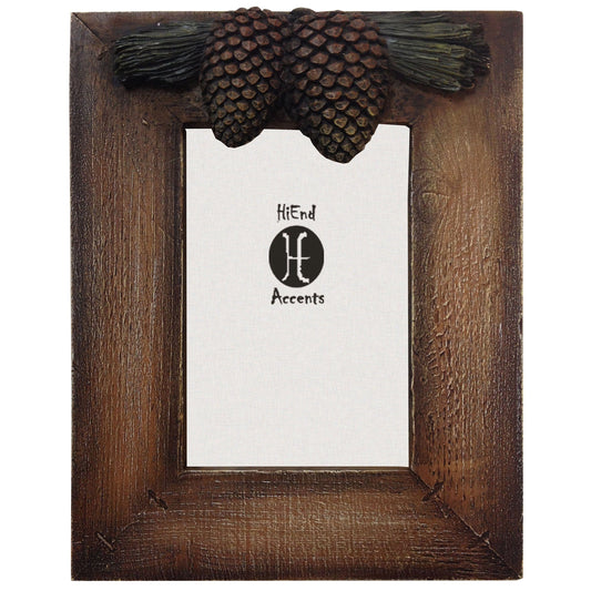 Pine Cone Picture Frame