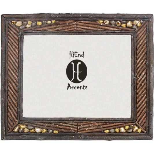 River Rock Picture Frame